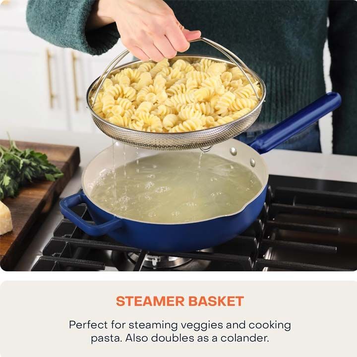 Nutricook NC-OP126AB 26 CM One Pan - All Blue Nutricook NC-OP126AB 26 CM One Pan - All Blue