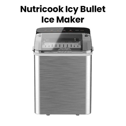 Nutricook NC-ICY510S Bullet Ice Maker Stainless Steel