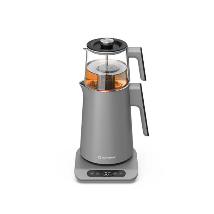 Nutricook 2-in-1 Tea Maker & Kettle – Gray | NC-KTM330G Nutricook 2-in-1 Tea Maker & Kettle – Gray | NC-KTM330G