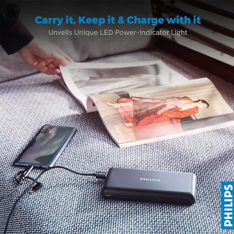 Philips 10,000mAh Power Bank – Model DLP1010C Philips 10,000mAh Power Bank – Model DLP1010C