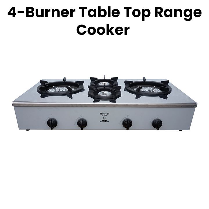Rinnai RI-4RSPN 4 Burner Gas Table Rinnai RI-4RSPN 4 Burner Gas Table