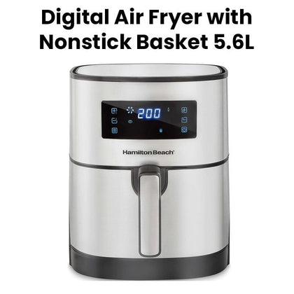 Hamilton Beach 35075-ME Digital Air Fryer 5.6 Ltr