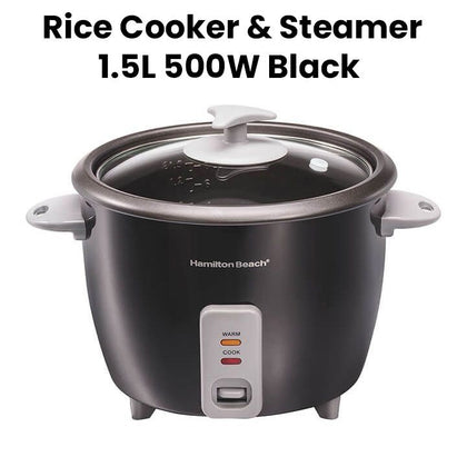 Hamilton Beach 37517-ME Rice Cooker 1.5 Ltr