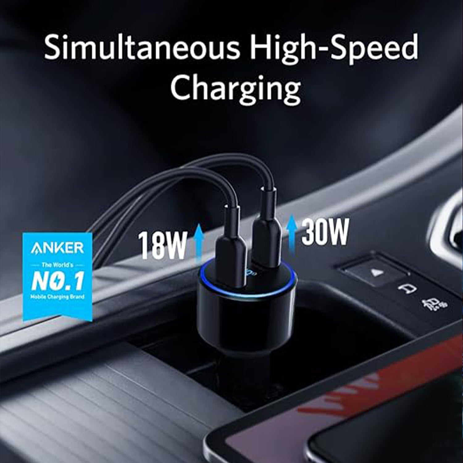 Anker PowerDrive Duo Origin Gray Anker PowerDrive Duo Origin Gray