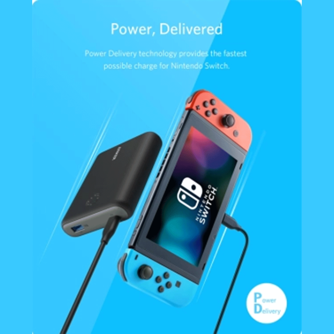 Anker PowerCore 13400 Black-Nintendo Anker PowerCore 13400 Black-Nintendo