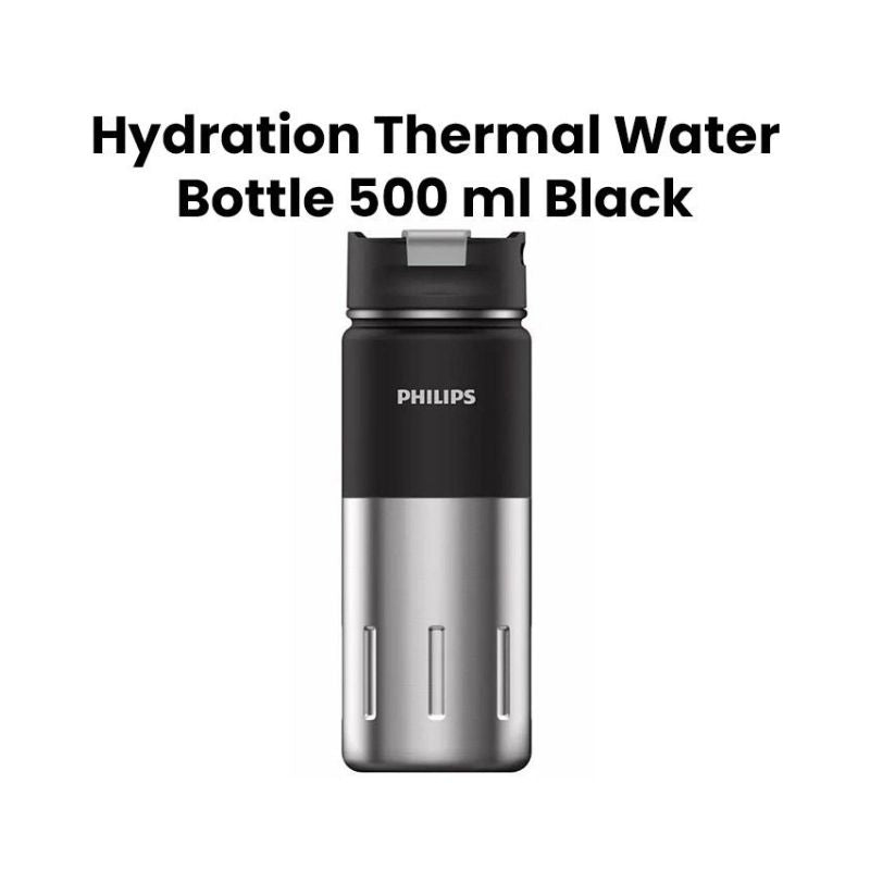 Philips GoZero Hydration Thermal Water Bottle 500mL – Black (AWP2656BK/56) Philips GoZero Hydration Thermal Water Bottle 500mL – Black (AWP2656BK/56)