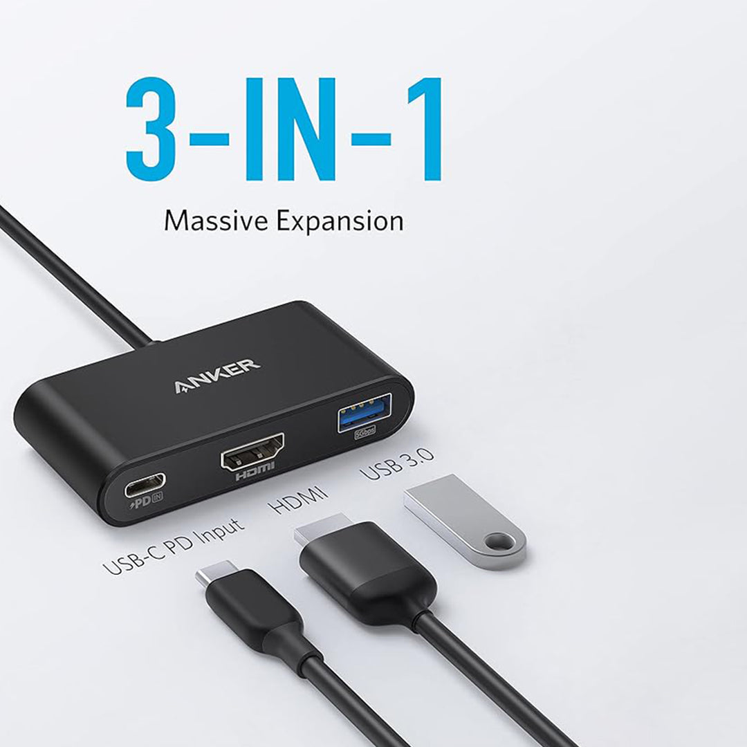 Anker 3-in-1 USB-C Hub (A8339HA1) Anker 3-in-1 USB-C Hub (A8339HA1)