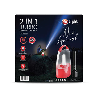 Mr Light MRGD 3601 Combo Pack Torch + Emergency