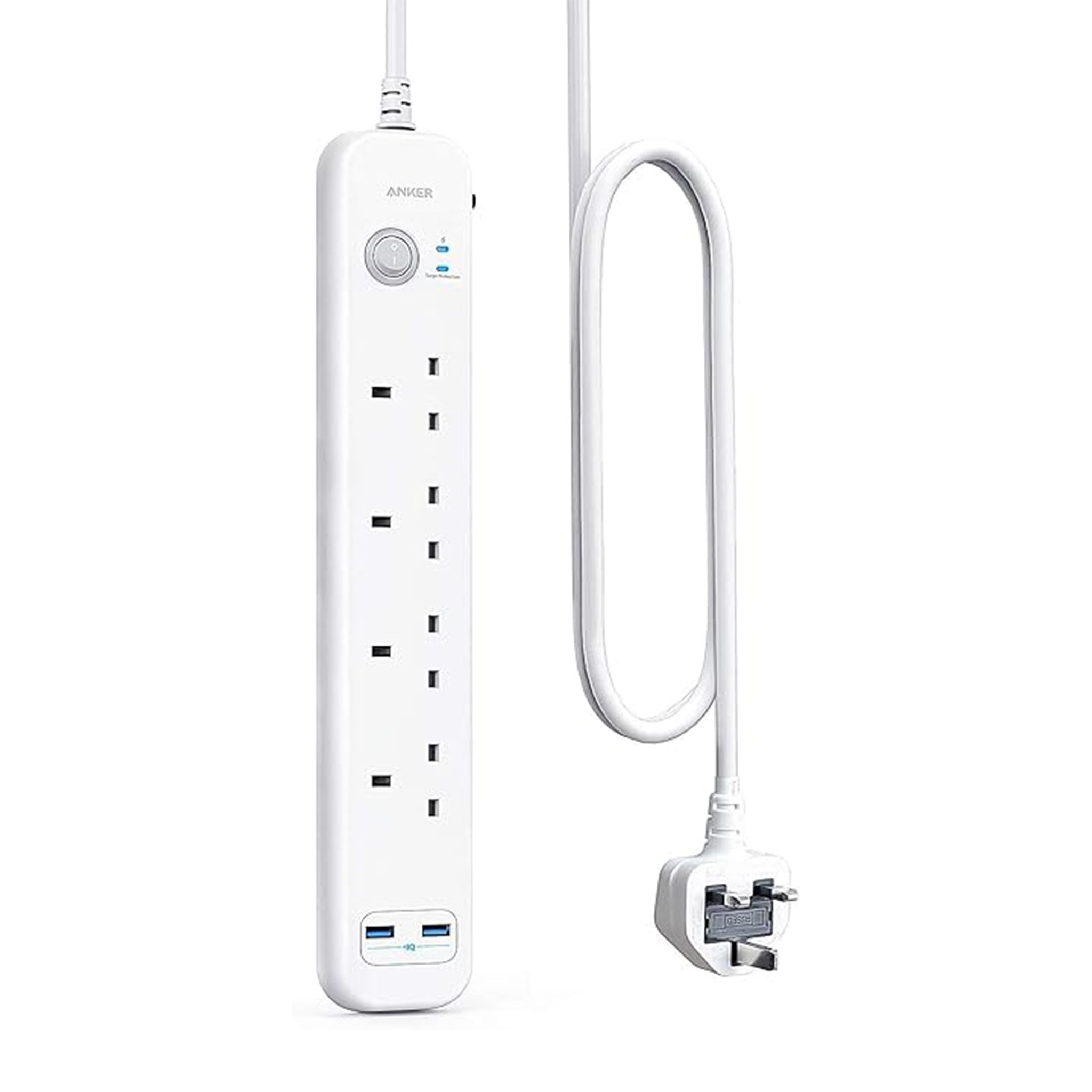 Anker PowerExtend USB 4 Strip White (A9141K21) Anker PowerExtend USB 4 Strip White (A9141K21)