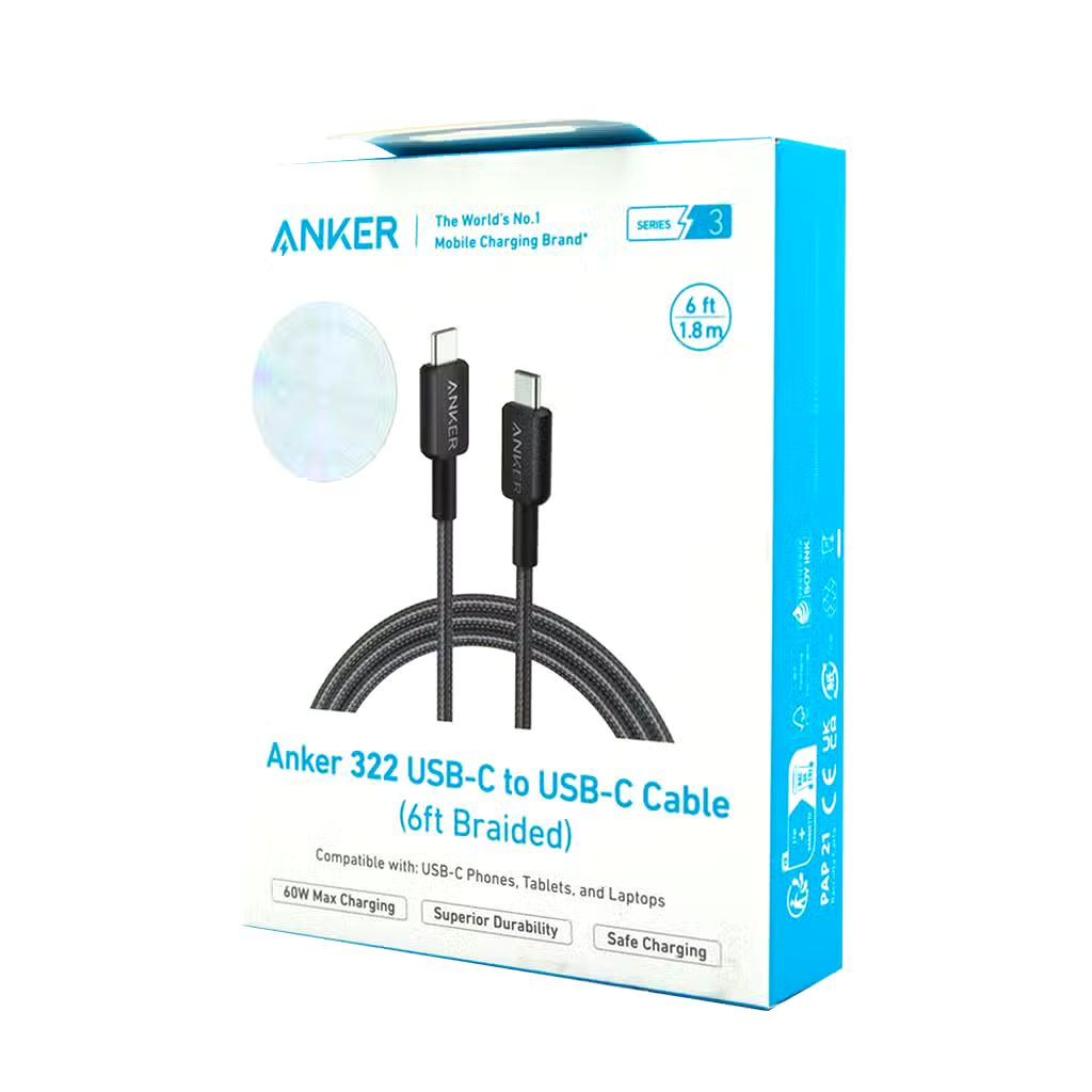 Anker 322 C to C Nylon Cable –