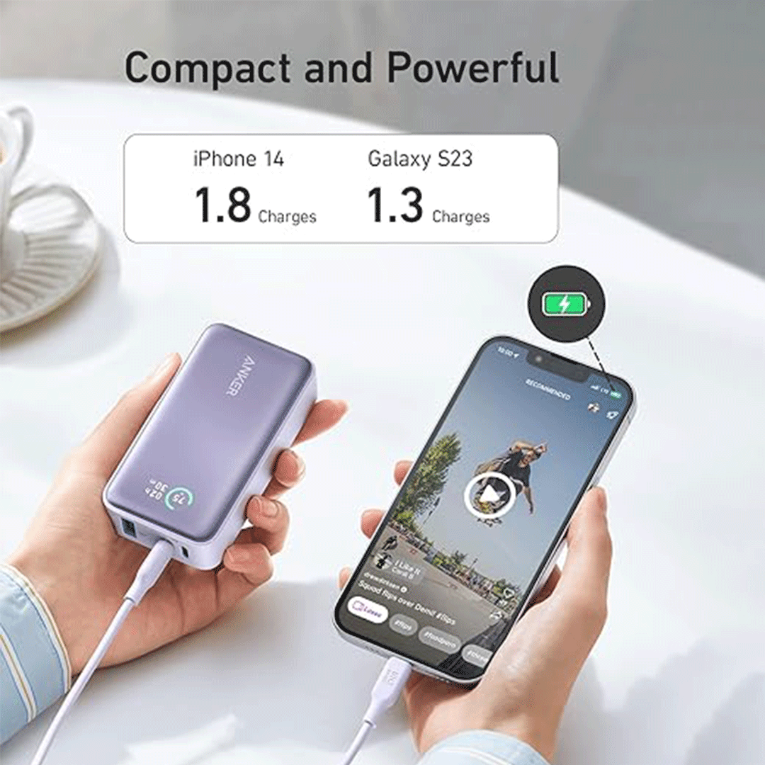 Anker Power Bank 533 30W Black Anker Power Bank 533 30W Black