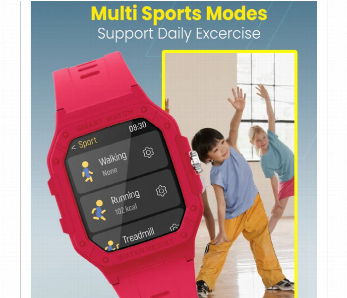 Moxedo Junior Smart Watch For Kids - Red Moxedo Junior Smart Watch For Kids - Red