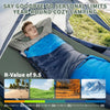 Self Inflating Double Sleeping Pad with Foam and Electric PumpOutdoor Compact Air Mat for Tent Car（4.2*79*55 inch）