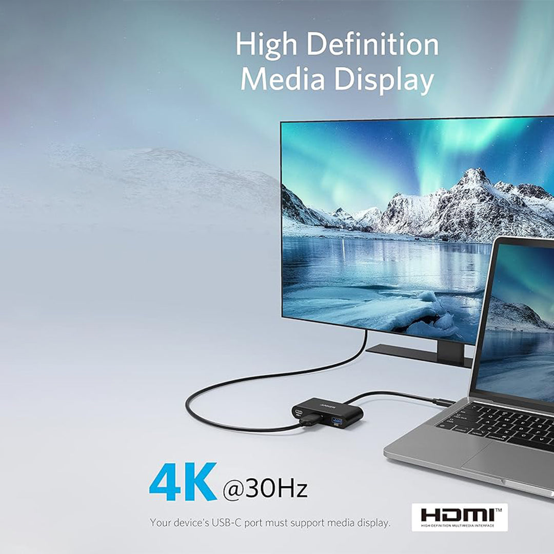Anker 3-in-1 USB-C Hub (A8339HA1) Anker 3-in-1 USB-C Hub (A8339HA1)