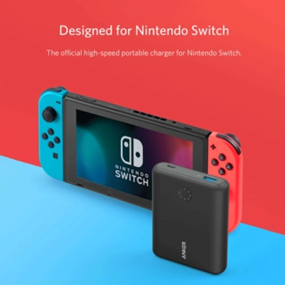 Anker PowerCore 13400 Black-Nintendo – rptech.qa