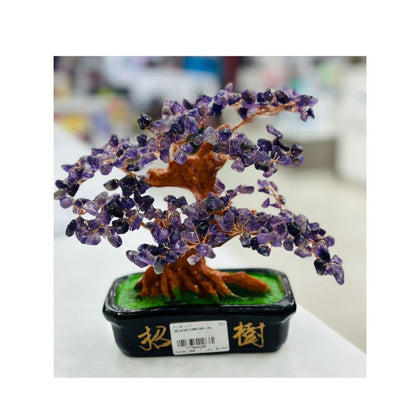 Amethyst Natural Stone Flowers Pot-PS