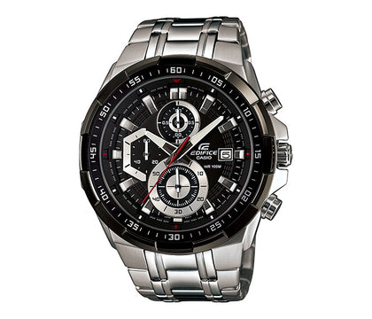 Casio Edifice EFR-539D-1AVUDF Mens Analog Watch Silver and Black