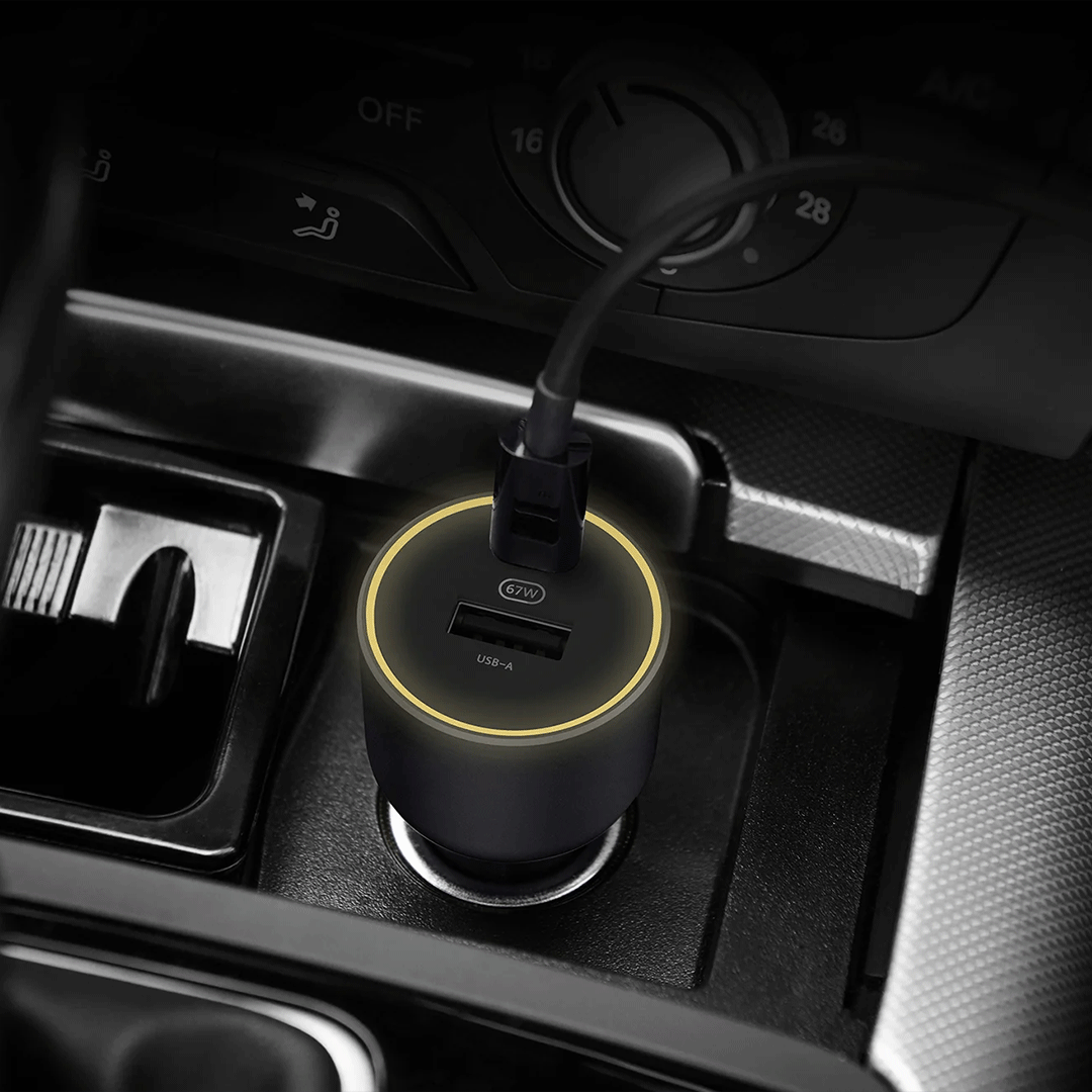 Xiaomi 67W Car Charger (USB-A + Type-C) Xiaomi 67W Car Charger (USB-A + Type-C)