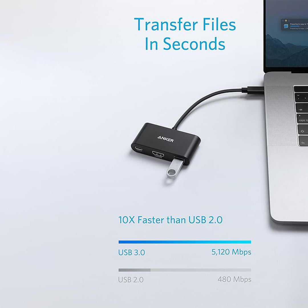 Anker 3-in-1 USB-C Hub (A8339HA1) Anker 3-in-1 USB-C Hub (A8339HA1)