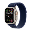 Apple Watch Ultra 2 GPS + Cellular 49MM Natural Titanium Case With Blue Trail Loop - M/L | MX4L3QA/A
