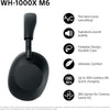 Sony WH-1000XM6 Noise Cancelling Over-Ear Wireless Bluetooth Headphones
