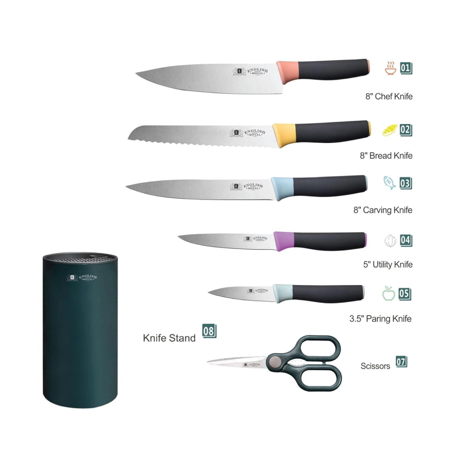 English Royal ERK 1370 Knife Set English Royal ERK 1370 Knife Set