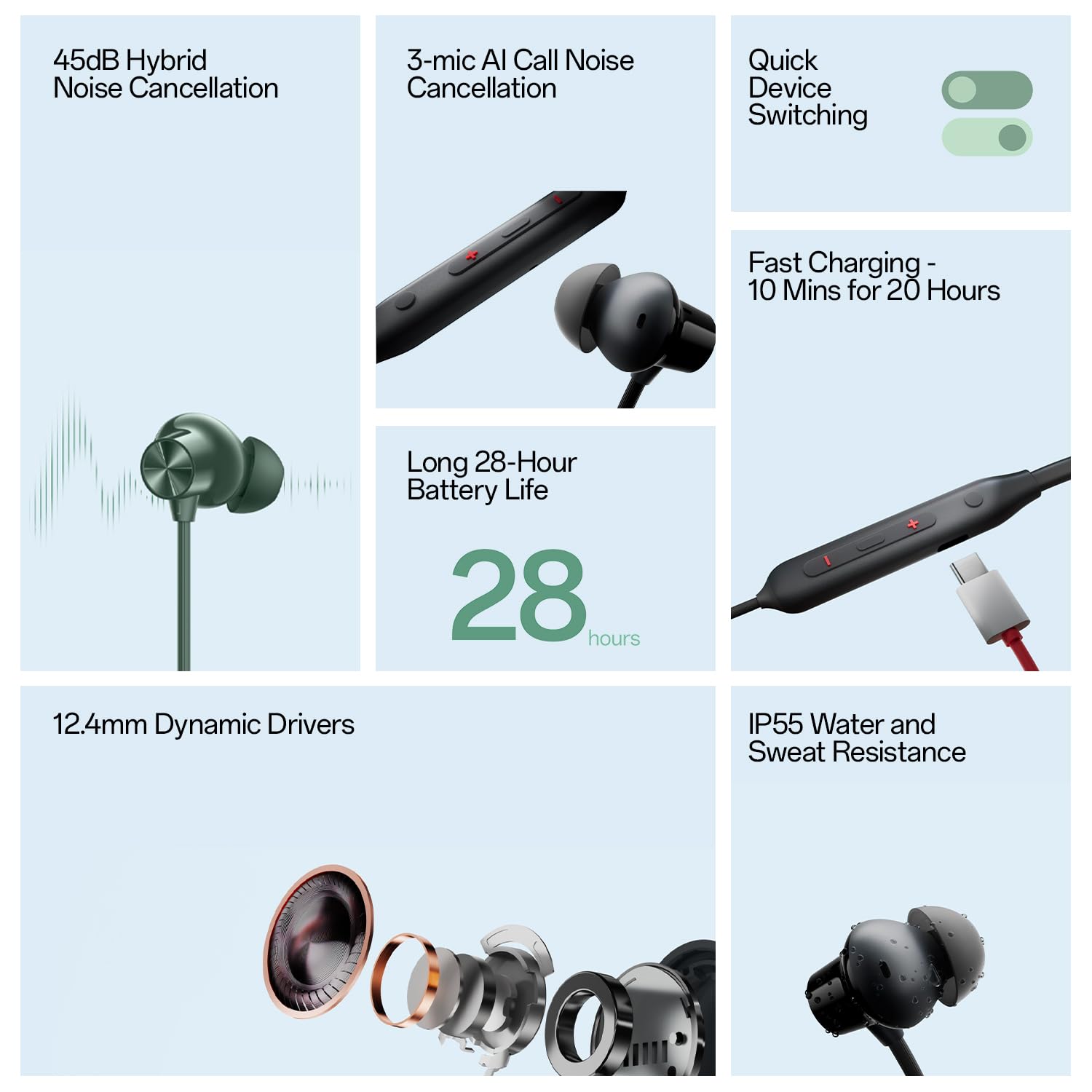 OnePlus Bullets Wireless Z2 ANC Bluetooth in Ear Earphones OnePlus Bullets Wireless Z2 ANC Bluetooth in Ear Earphones