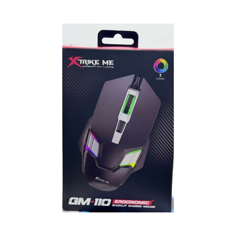XTRIKE ME GM 110 Wired Gaming Mouse, Elite RGB XTRIKE ME GM 110 Wired Gaming Mouse, Elite RGB