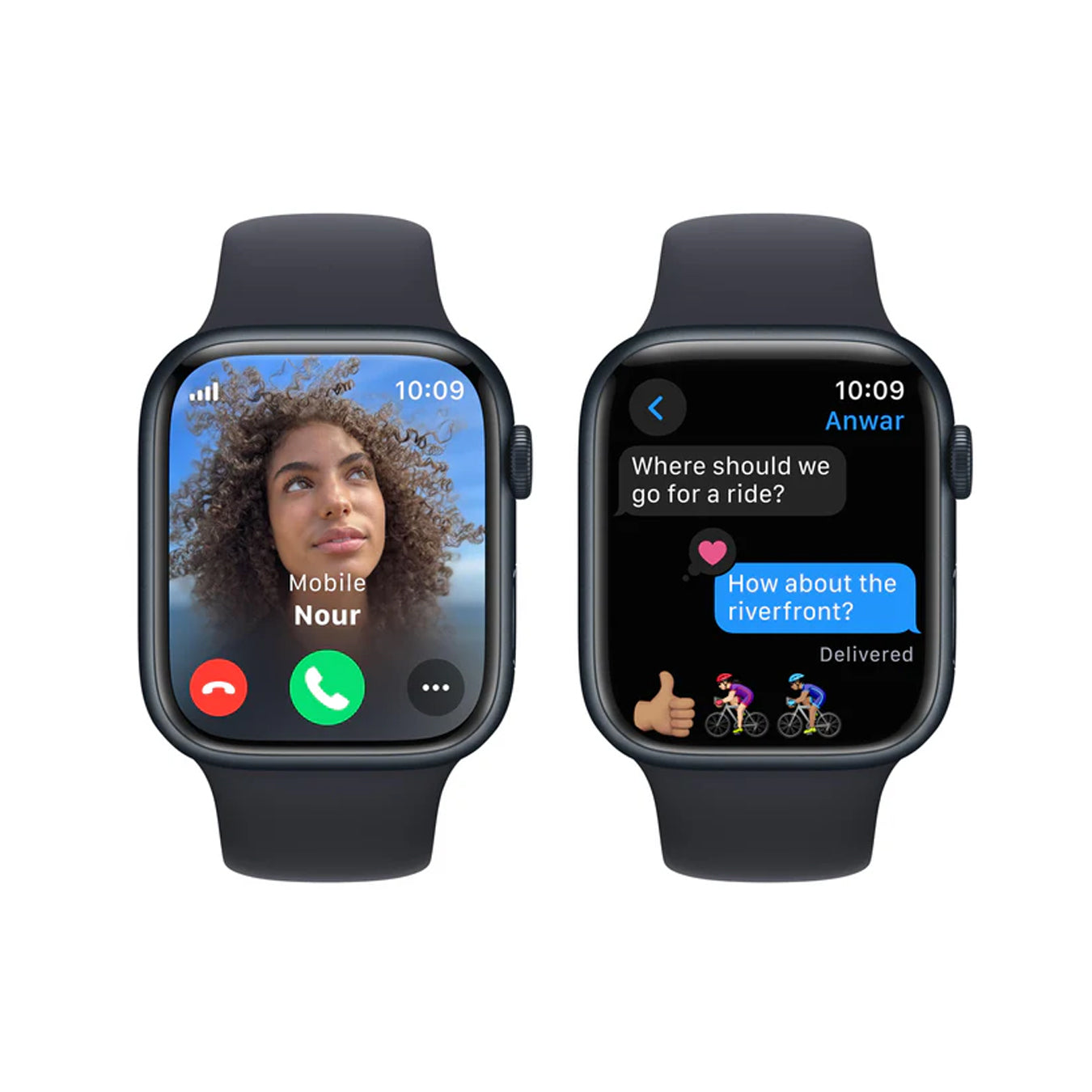 Apple Watch Series 9 GPS 41 Mm Midnight Aluminium Case With Midnight Sport Band S/M (MR8W3) Apple Watch Series 9 GPS 41 Mm Midnight Aluminium Case With Midnight Sport Band S/M (MR8W3)