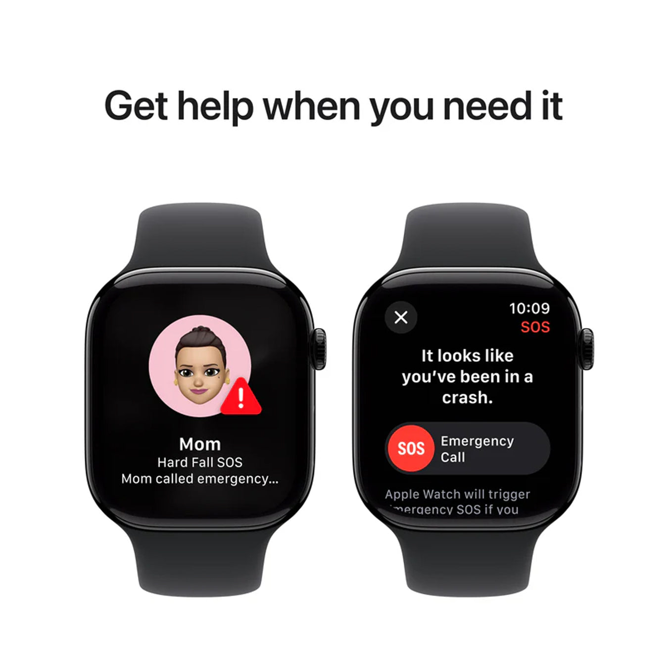Apple Watch Series 10 GPS 42mm Jet Black Aluminum Case with Black