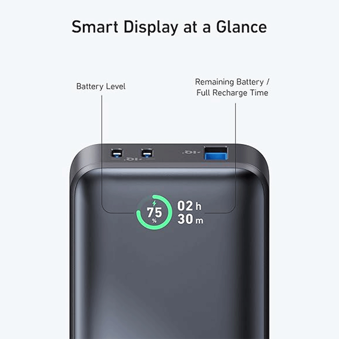 アンカー　Anker 533 Power Bank 黒　ブラック　ポーチ付き 楽天市場】【収納ケース】アンカー Anker Power Bank (10000mAh