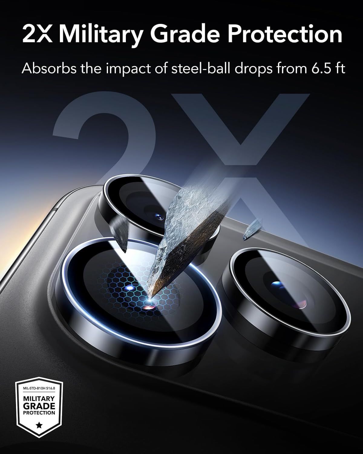 Exact Camera Lens Protector for iPhone 17 Pro Max Exact Camera Lens Protector for iPhone 17 Pro Max