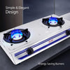 Mr Light MRGB2555 Two Burner Stainless Steel Gas Stove