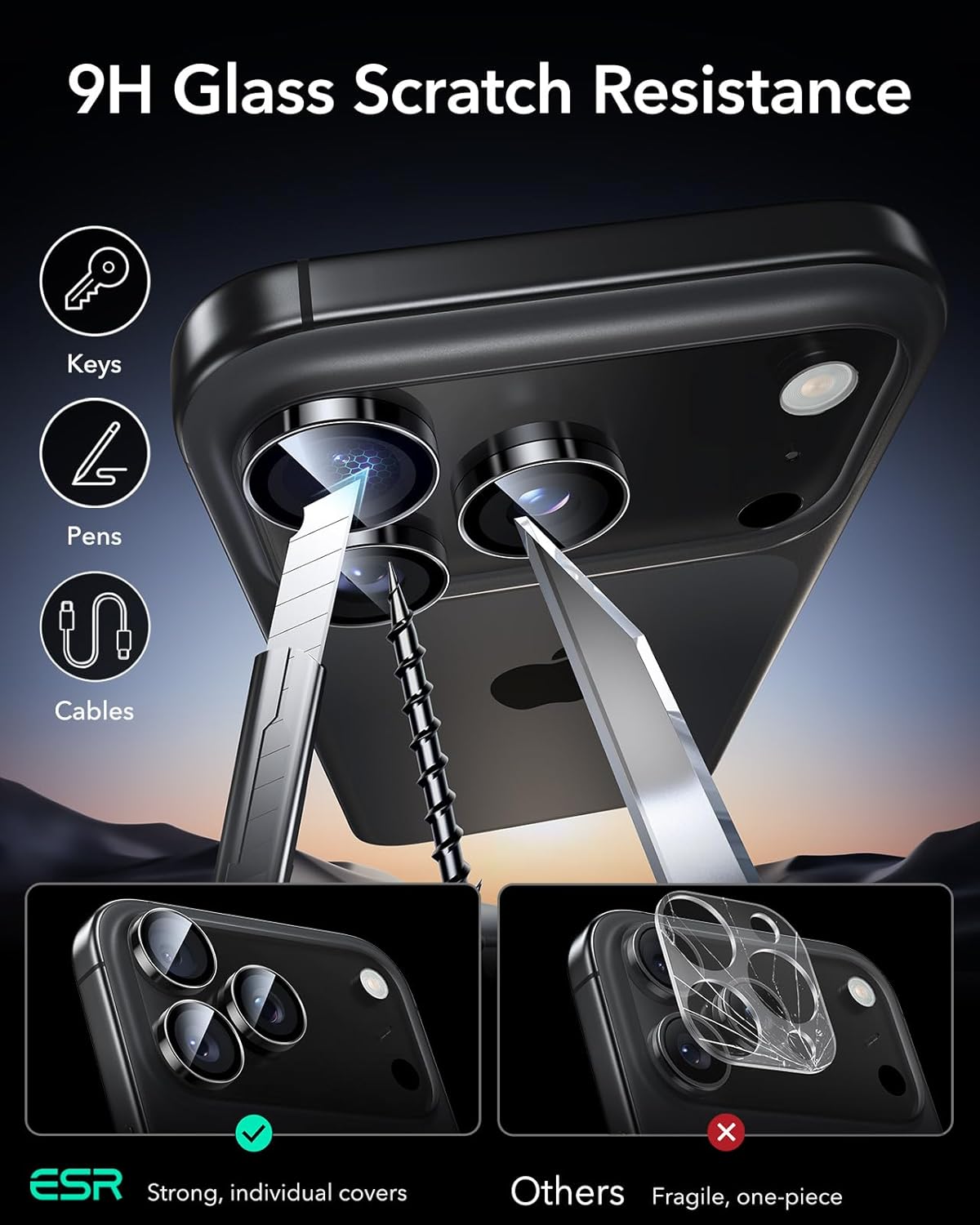 Exact Camera Lens Protector for iPhone 17 Pro Exact Camera Lens Protector for iPhone 17 Pro