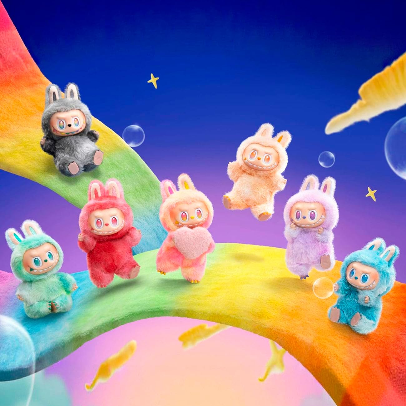 3個 Labubu big into energy popmart 100% Authentic Popmart Labubu V3 Big Into Energy Plush 1pcs Blind