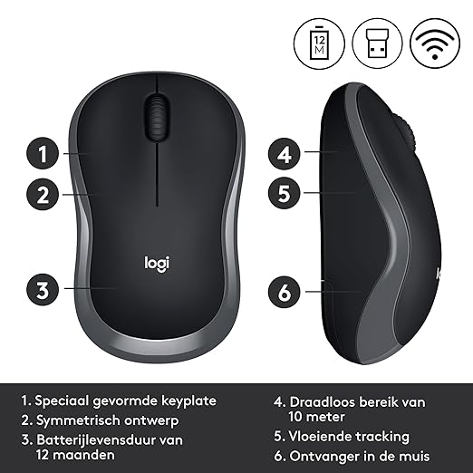 Logitech Wireless USB Mouse M185 Logitech Wireless USB Mouse M185