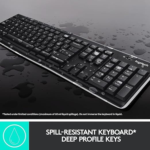 Logitech Wireless Keyboard Mouse Combo Logitech Wireless Keyboard Mouse Combo