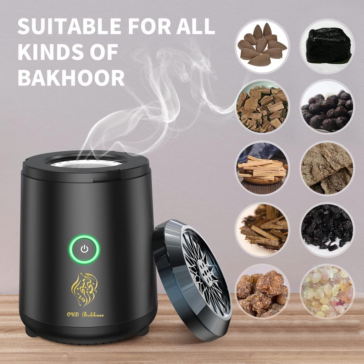 Oud Bukhoor Portable Electronic Burner Oud Bukhoor Portable Electronic Burner