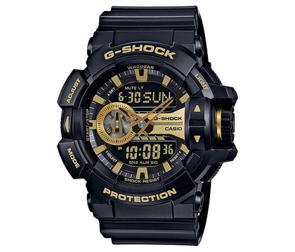 Casio G Shock GA-400GB-1A9DR Mens Analog and Digital Watch Black and Gold