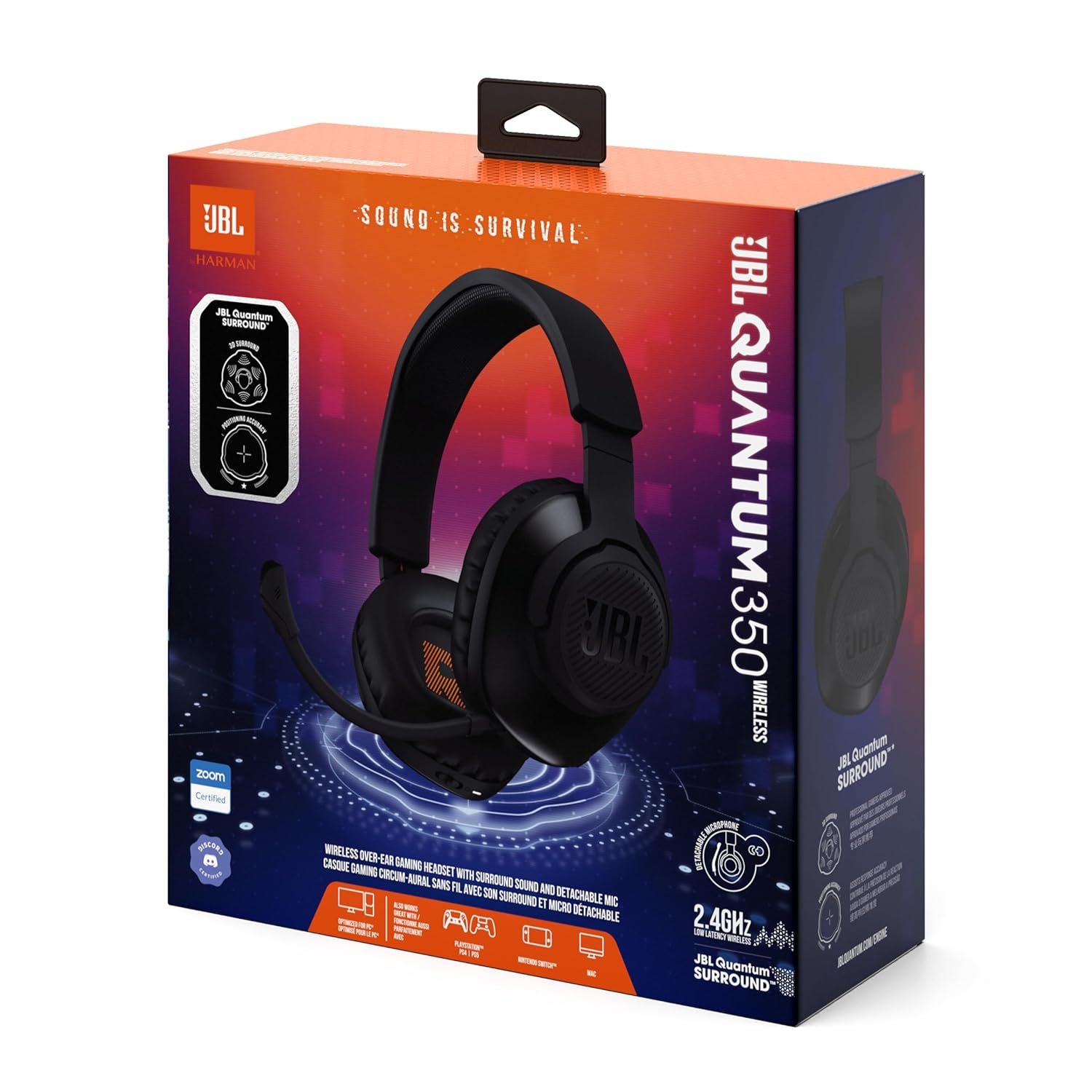 JBL Quantum 350 Wireless Over-Ear Gaming Headset JBL Quantum 350 Wireless Over-Ear Gaming Headset