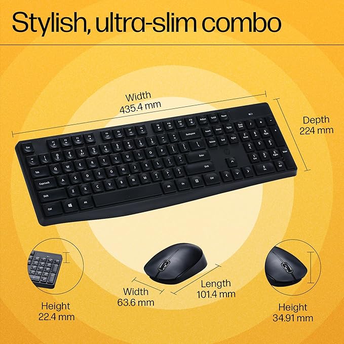 HP CS10 Wireless Keyboard Mouse Combo HP CS10 Wireless Keyboard Mouse Combo