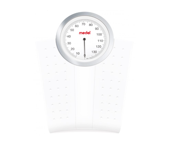 Medel 95224 Kilo Mechanical Retro Design Scale with Non-Slip Platform - White Medel 95224 Kilo Mechanical Retro Design Scale with Non-Slip Platform - White