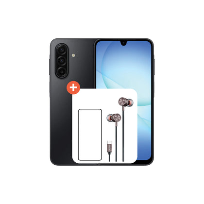 Samsung Galaxy A17 4G 8GB 256GB with Gidon Type C Earphone and Screen Protector