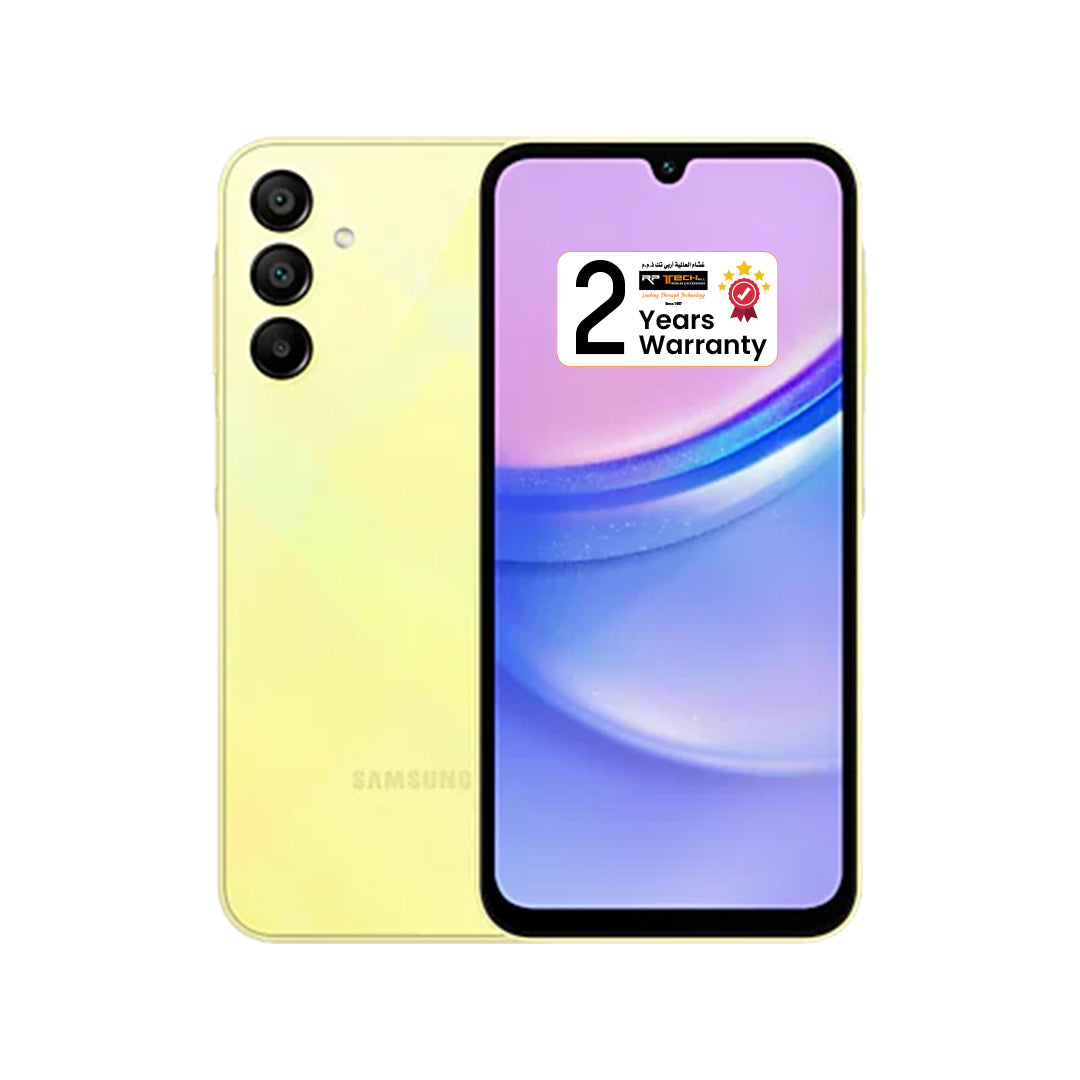 Samsung Galaxy A15 6GB 128GB 4G- Yellow Samsung Galaxy A15 6GB 128GB 4G- Yellow