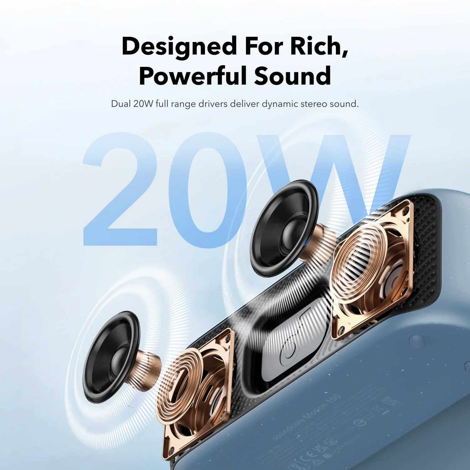 Anker Soundcore Motion 100 Portable Bluetooth Speaker Anker Soundcore Motion 100 Portable Bluetooth Speaker