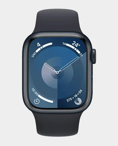 Apple Watch Series 9 GPS 41 Mm Midnight Aluminium Case With Midnight Sport Band S/M (MR8W3)