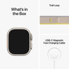 Apple Watch Ultra GPS + Cellular 49mm Gold Titanium Case with Yellow Beige Trail Loop - M/L