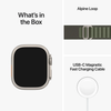 Apple Watch Ultra GPS + Cellular 49mm Gold Titanium Case with Green Alpine Loop - Medium