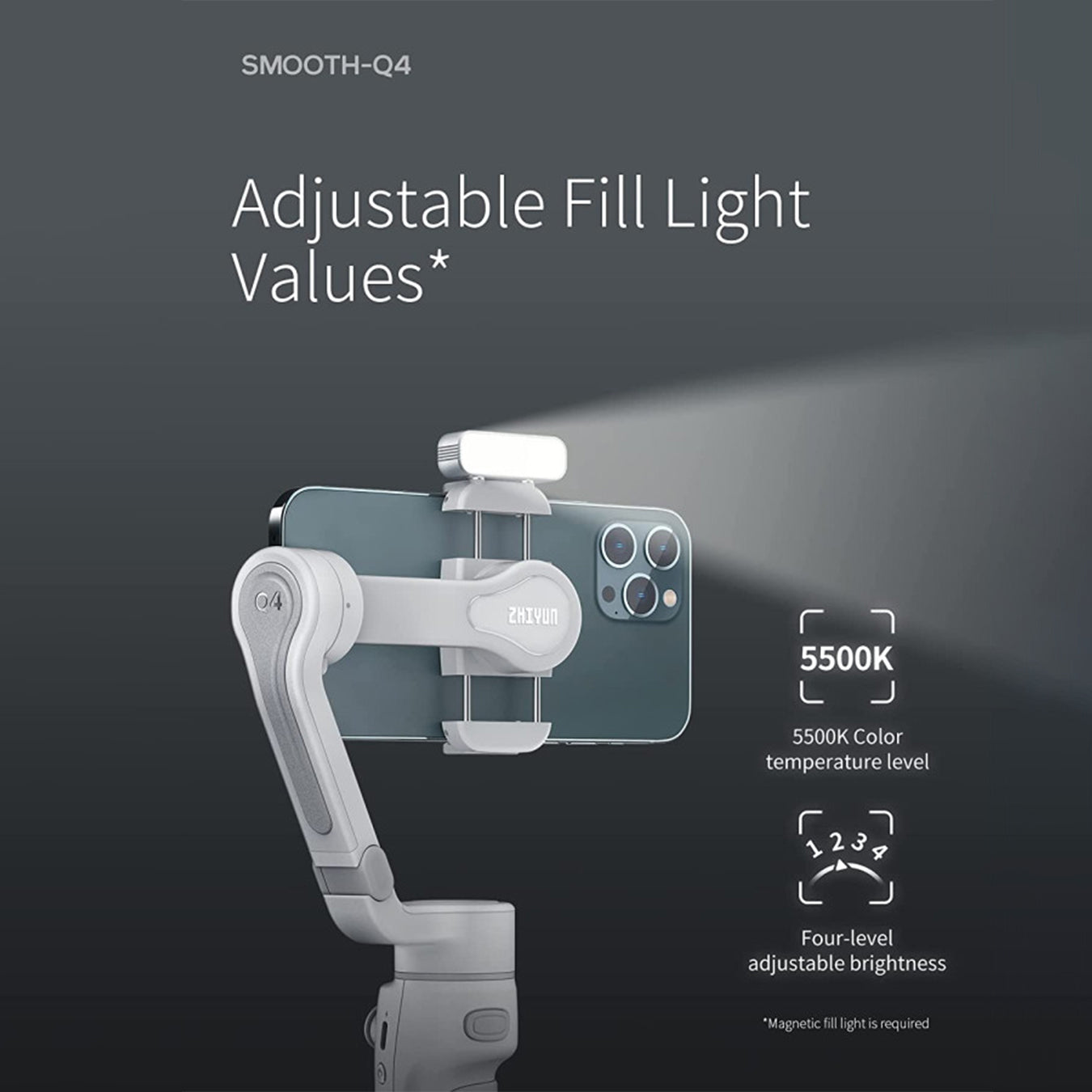 Zhiyun Smooth Q4 Combo Smartphone Gimbal Stabilizer Zhiyun Smooth Q4 Combo Smartphone Gimbal Stabilizer