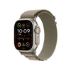 Apple Watch Ultra 2 GPS + Cellular, 49mm Titanium Case with Olive Alpine Loop – MRF03 (Large)